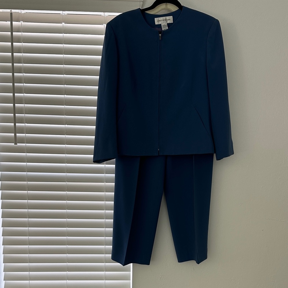 Jones New York Navy Pantsuit